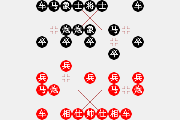 象棋棋譜圖片：第六輪童寒先和沈敏 - 步數(shù)：10 