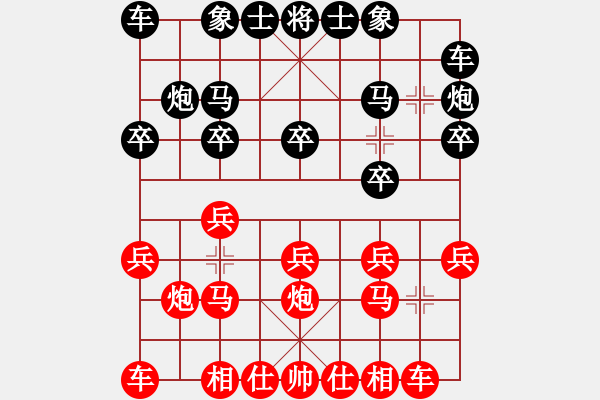 象棋棋譜圖片：向前沖(9段)-勝-逳瞇階囪(9段) - 步數(shù)：10 