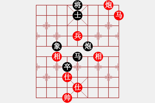 象棋棋譜圖片：6721局 A53-仕角炮轉(zhuǎn)反宮馬對右中炮-天天AI選手FALSE 紅先和 小蟲引擎23層 - 步數(shù)：220 