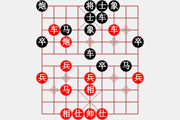 象棋棋譜圖片：卡門(mén)(9段)-負(fù)-chuchu(3段) - 步數(shù)：40 