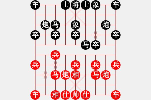 象棋棋譜圖片：賴俊杰 先負(fù) 黃學(xué)謙 - 步數(shù)：10 