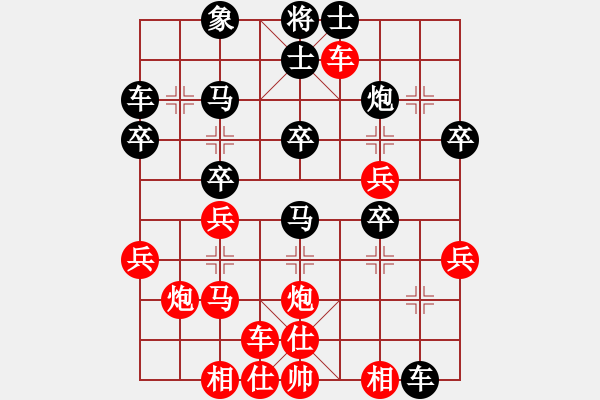 象棋棋譜圖片：阿瓜(6星)-勝-阿莫靈(5星) - 步數(shù)：40 