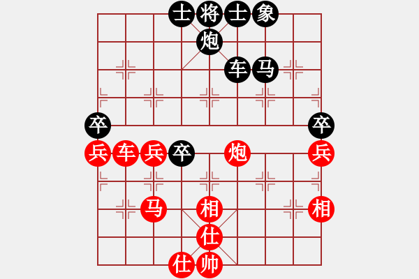 象棋棋譜圖片：ㄣ林子┅o[紅] -VS- 澗底松[黑] - 步數(shù)：60 