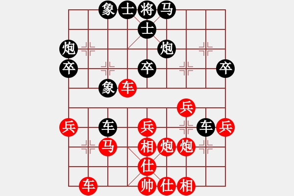 象棋棋譜圖片：燕妮(6段)-勝-魔女趙敏(6段) - 步數：40 