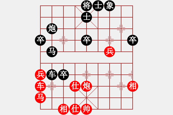 象棋棋譜圖片：讓一先二先(5級)-負-孫風(初級) - 步數(shù)：50 