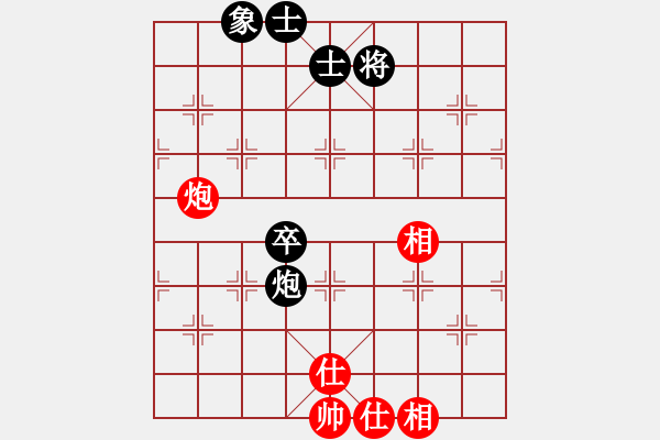 象棋棋譜圖片：中象道場(3段)-和-妓男汪前進(3段) - 步數(shù)：77 