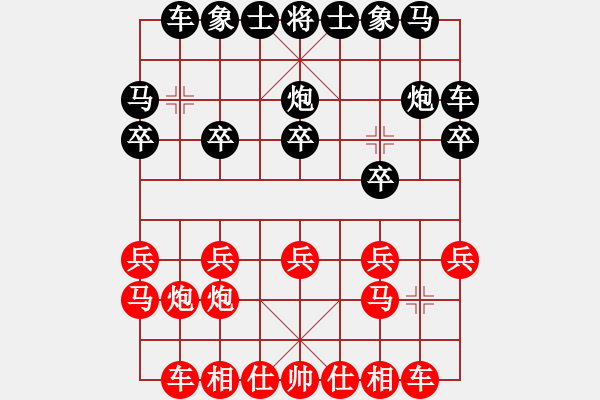 象棋棋譜圖片：2416局 A07-金鉤炮局-旋風(fēng)引擎23層(2855) 先勝 關(guān)羽(1650) - 步數(shù)：10 