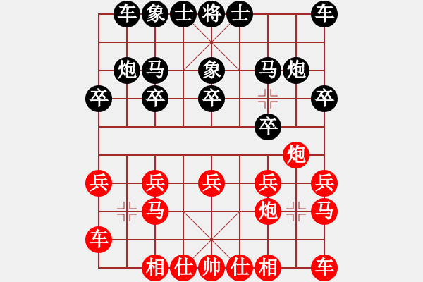 象棋棋譜圖片：熊彥可 VS 蘇德琳 - 步數(shù)：10 