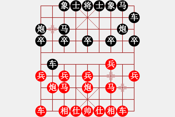 象棋棋譜圖片：汪洋(7段)-負-冷靜冷靜(5段) - 步數(shù)：10 