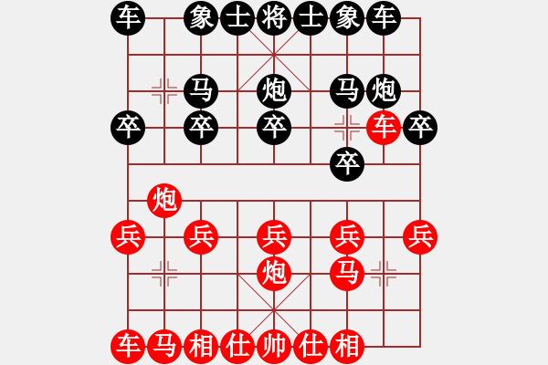 象棋棋譜圖片：徐超       先勝 宇兵       - 步數(shù)：10 