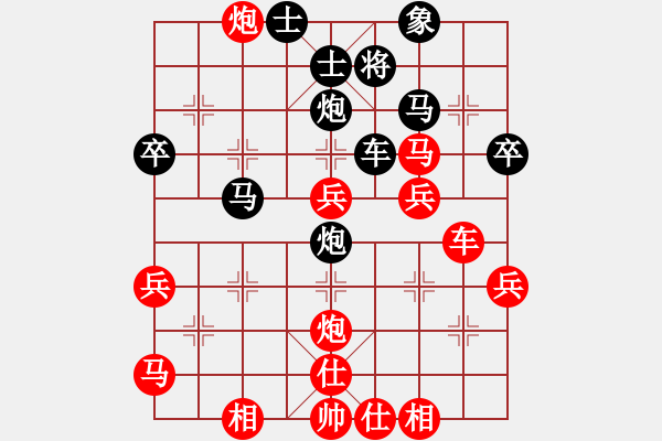 象棋棋譜圖片：bbboy002(8級)-勝-naxf(1段) - 步數(shù)：40 