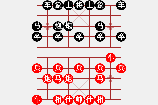 象棋棋譜圖片：河北省象棋協(xié)會 李紫鑫 和 廣州南粵文創(chuàng)隊 安娜 - 步數(shù)：10 