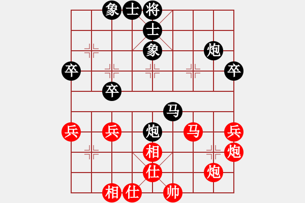 象棋棋譜圖片：macrino(9星)-和-shiga(地煞) - 步數(shù)：40 