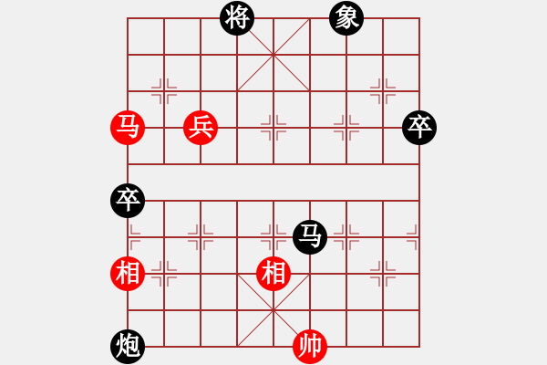 象棋棋譜圖片：外圍波集團(天帝)-負(fù)-超級網(wǎng)蟲(天帝)過宮炮對左中炮 - 步數(shù)：110 