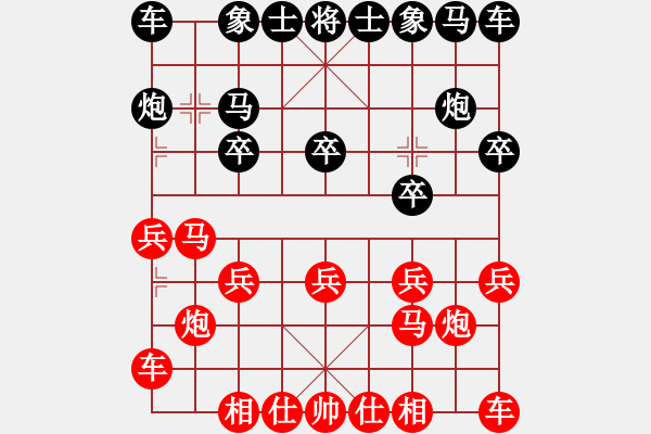 象棋棋譜圖片：李峰[紅] -負(fù)-行者必達(dá) [黑]【起馬對(duì)進(jìn)７卒】***進(jìn)退有道、后發(fā)制人、水無(wú)常形、兵無(wú)常勢(shì)*** - 步數(shù)：10 