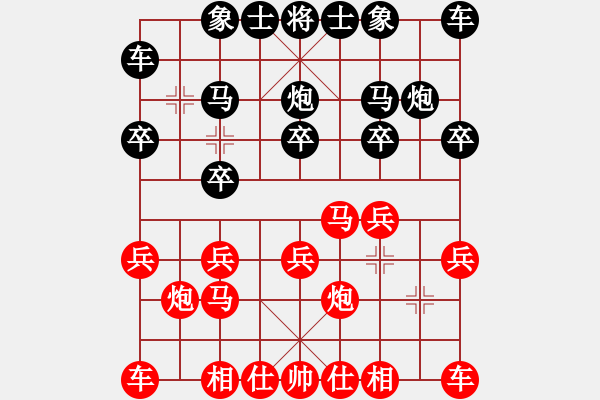 象棋棋譜圖片：老龍[3399855264] -VS- 橫才俊儒[292832991] - 步數(shù)：10 