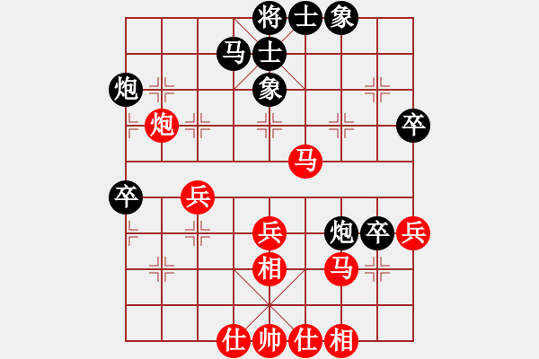 象棋棋譜圖片：仙人指路飛相對卒底炮 （黑左炮過宮 ） 藍(lán)劍(9段)-勝-棋場殺手(3段) - 步數(shù)：40 