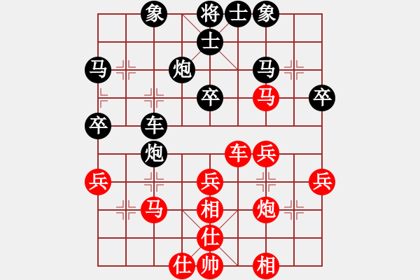 象棋棋譜圖片：無(wú)名小卒勝冰雨哥 - 步數(shù)：40 