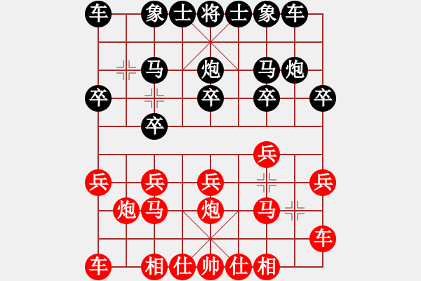 象棋棋譜圖片：JJ象棋太守棋狂小兵4先勝百戶12019·4·9 - 步數(shù)：10 