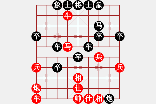 象棋棋譜圖片：JJ象棋太守棋狂小兵4先勝百戶12019·4·9 - 步數(shù)：40 