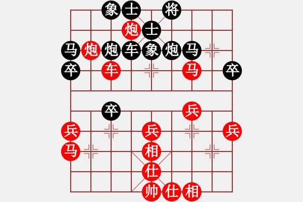 象棋棋譜圖片：start(7段)-勝-巨蟹座迪克(9段) - 步數(shù)：40 