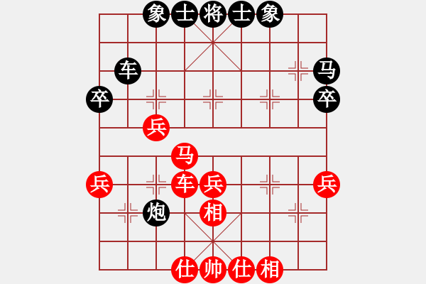 象棋棋譜圖片：純?nèi)松先A山(9星)-負(fù)-富區(qū)張玉寶(9星) - 步數(shù)：40 