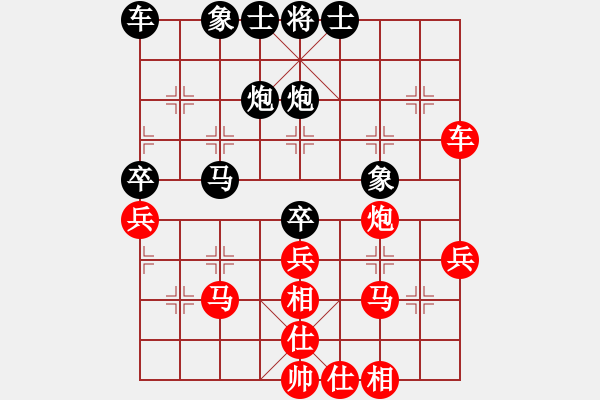 象棋棋譜圖片：南昌龍(8段)-和-烈火熊膽(5段) - 步數(shù)：40 