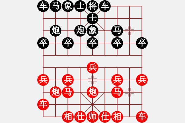 象棋棋譜圖片：長子陳志剛先勝武鄉(xiāng)張?zhí)?- 步數：10 