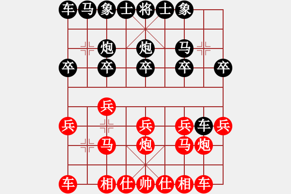 象棋棋譜圖片：深藍(lán)(6段)-勝-北斗七星(4段) - 步數(shù)：10 