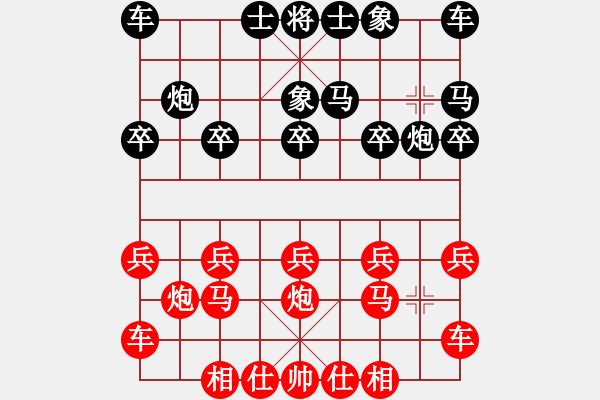 象棋棋譜圖片：橫才俊儒[292832991] -VS- 明叔[692722566] - 步數(shù)：10 