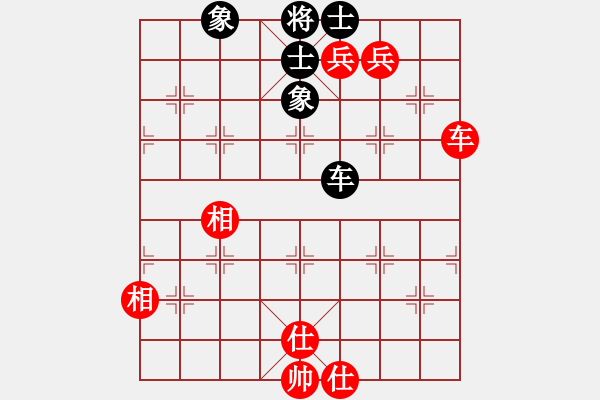 象棋棋譜圖片：第200局 車雙兵士相全難勝車士象全 - 步數：0 