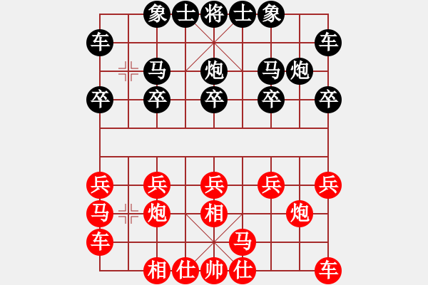 象棋棋譜圖片：zlong　　[1320281768] -VS- 橫才俊儒[292832991] - 步數(shù)：10 