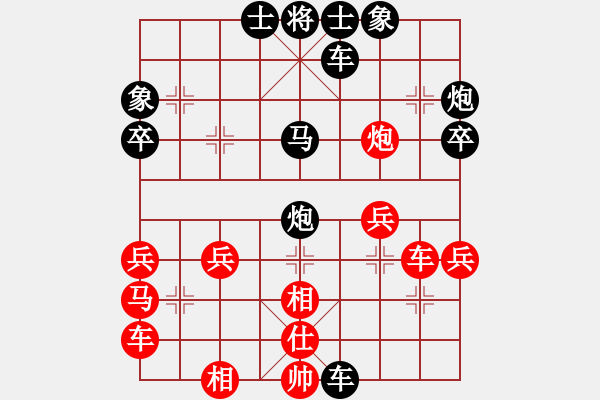 象棋棋譜圖片：zlong　　[1320281768] -VS- 橫才俊儒[292832991] - 步數(shù)：36 