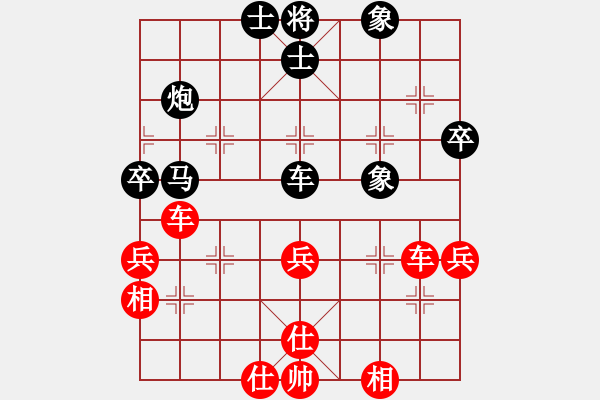 象棋棋譜圖片：中原殺手五(6r)-勝-品棋龍肆號(5r)五七炮互進(jìn)三兵對屏風(fēng)馬邊卒右馬外盤河 紅左橫車對黑飛右象 - 步數(shù)：50 