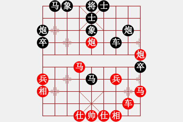 象棋棋譜圖片：jinxiangyy(9星)-負(fù)-東營(yíng)第八名(9星) - 步數(shù)：40 