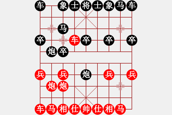 象棋棋譜圖片：表演賽局.XQF - 步數(shù)：10 