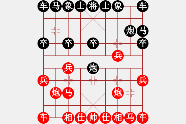 象棋棋谱图片：王彩竹(2段)-胜-颍河沉钩(4段) - 步数：10 