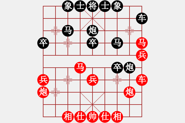 象棋棋譜圖片：時(shí)間守護(hù)王(6星)-負(fù)-xixinpi(9星) - 步數(shù)：30 