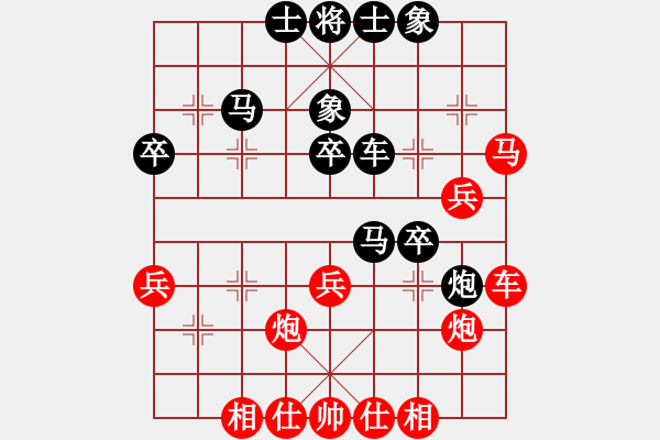 象棋棋譜圖片：時(shí)間守護(hù)王(6星)-負(fù)-xixinpi(9星) - 步數(shù)：40 