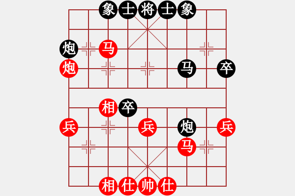 象棋棋譜圖片：南田洋子(風(fēng)魔)-負(fù)-螞蟻大王(風(fēng)魔) - 步數(shù)：40 