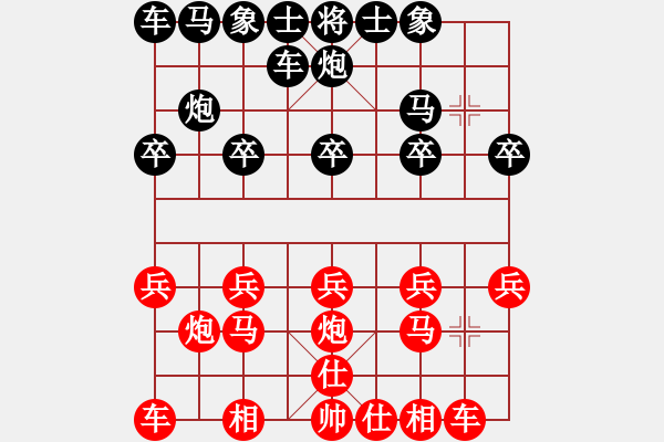 象棋棋譜圖片：中象170一分鐘快棋IPhone6PIus先負(fù)太守棋狂 - 步數(shù)：10 