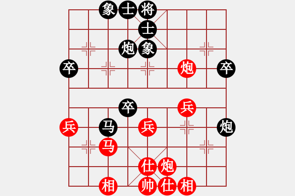 象棋棋譜圖片：小諸葛(6星)-負(fù)-哥哥你錯(cuò)了(1星) - 步數(shù)：40 