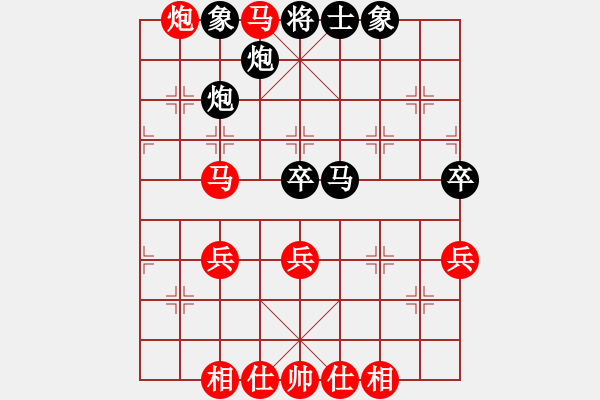 象棋棋譜圖片：騎師(7段)-和-龍生萬年(人王) - 步數(shù)：60 