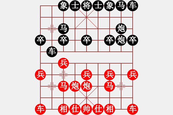 象棋棋譜圖片：月亮姐姐先勝其進良 - 步數(shù)：10 