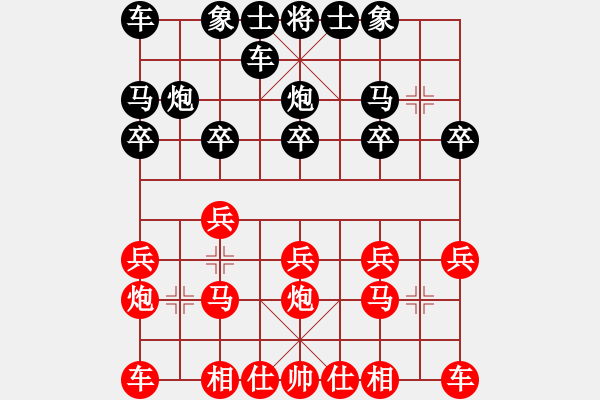 象棋棋譜圖片：789[2934205283] -VS- 橫才俊儒[292832991] - 步數(shù)：10 