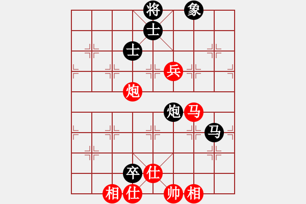 象棋棋谱图片：张申宏 先和 何文哲 - 步数：140 