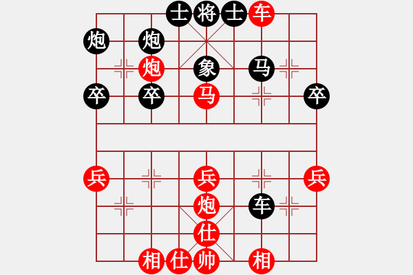 象棋棋譜圖片：品棋龍捌號(hào)(2段)-勝-儒雅八號(hào)(初級(jí)) - 步數(shù)：40 