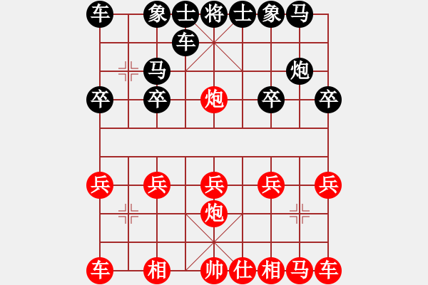 象棋棋譜圖片：遼源梁家虎(5r)-負(fù)-風(fēng)雪棋緣風(fēng)(5r) - 步數(shù)：10 