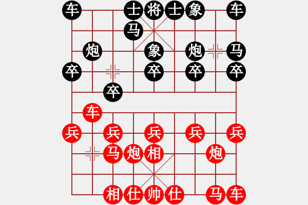 象棋棋譜圖片：松下酷代子(1星)-勝-cyberkiss(8星) - 步數(shù)：10 