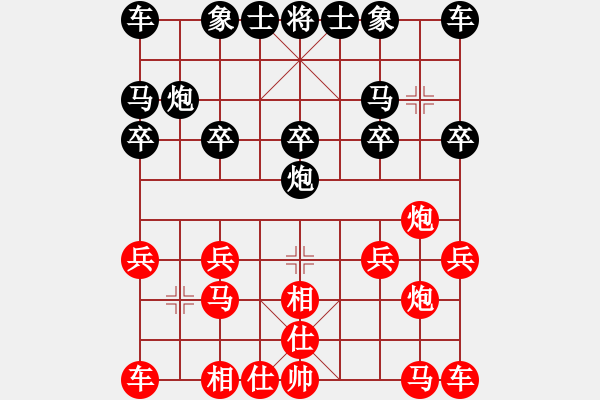 象棋棋譜圖片：2019兩廣象棋十強對抗賽朱少鈞先勝梁輔聰2 - 步數(shù)：10 